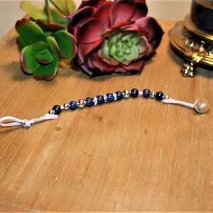 Original Lapis bracelet with pink leather
